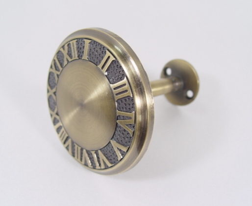 Roman Numerals Drapery Spindle - metal_curtain_tieback_for_window_treatment